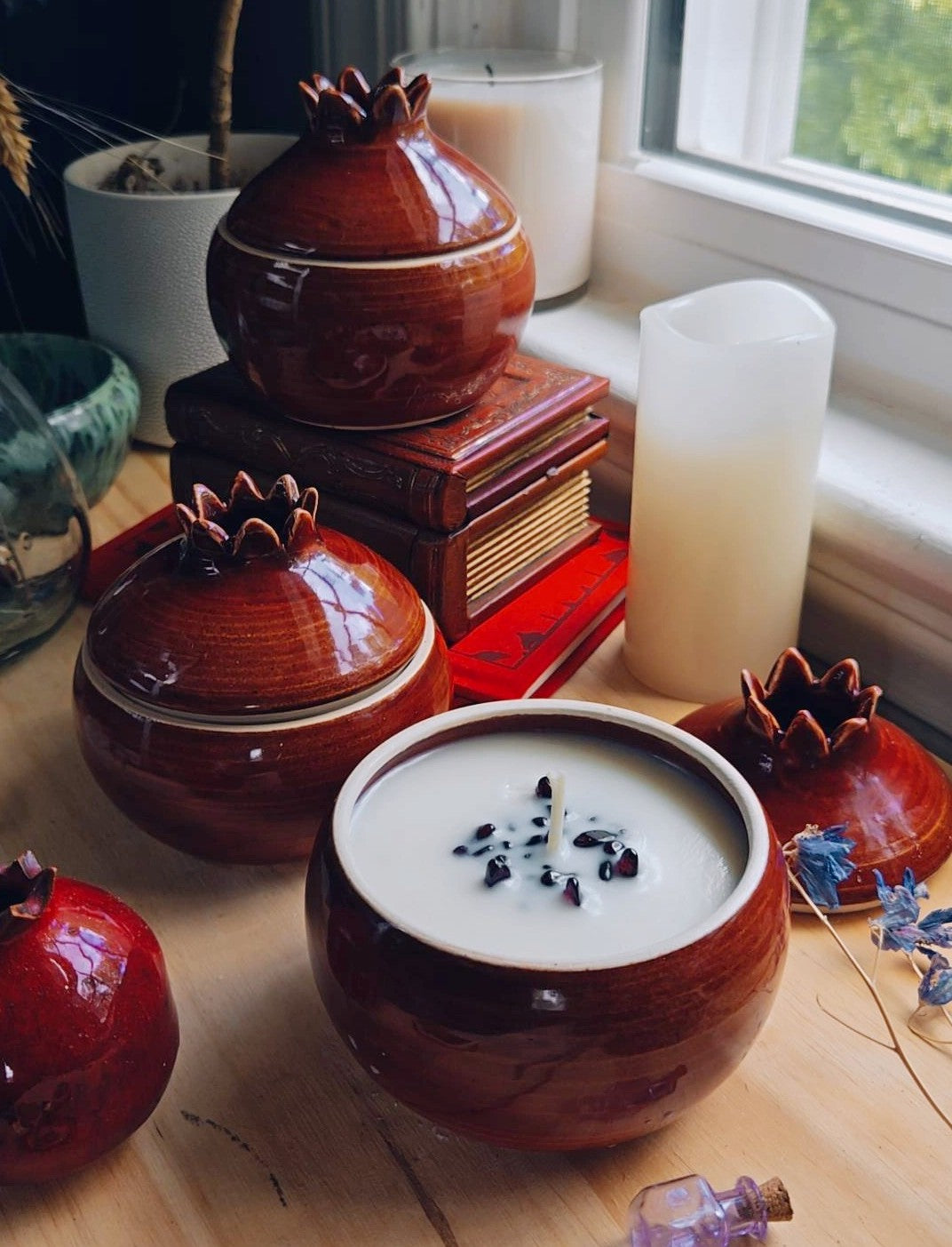 Ceramic Persephone's Pomegranate