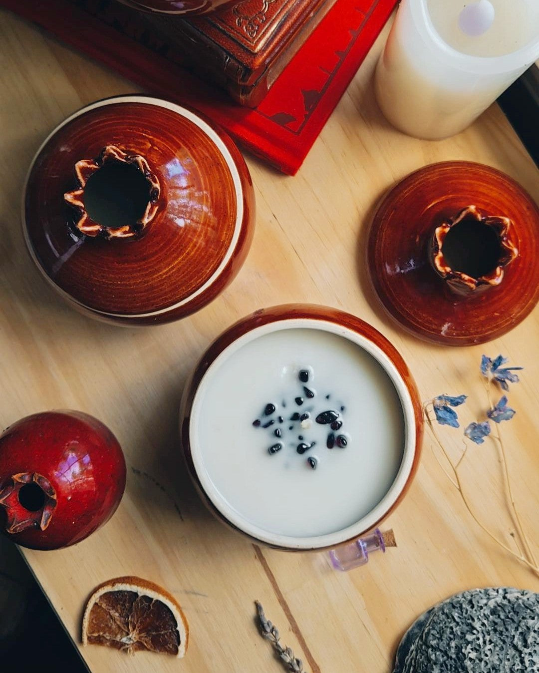 Ceramic Persephone's Pomegranate