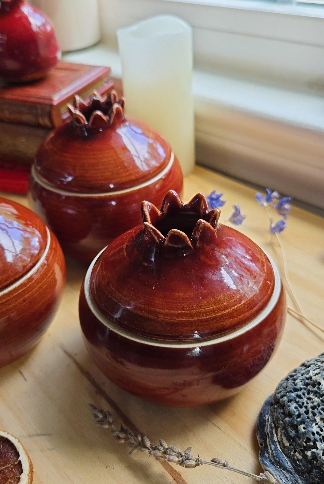 Ceramic Persephone's Pomegranate