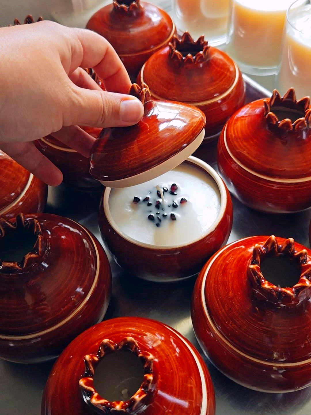 Ceramic Persephone's Pomegranate