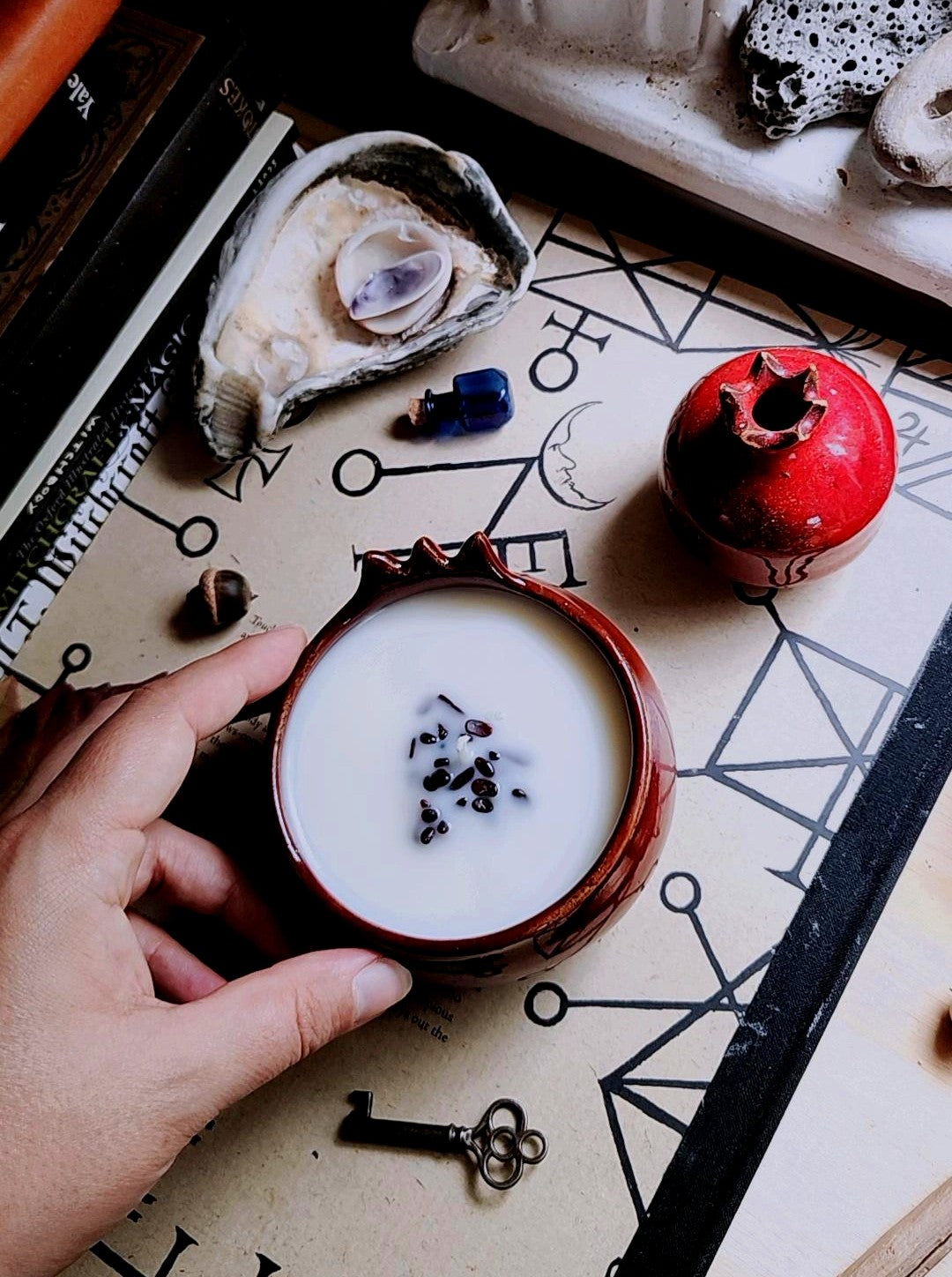 Ceramic Persephone's Pomegranate