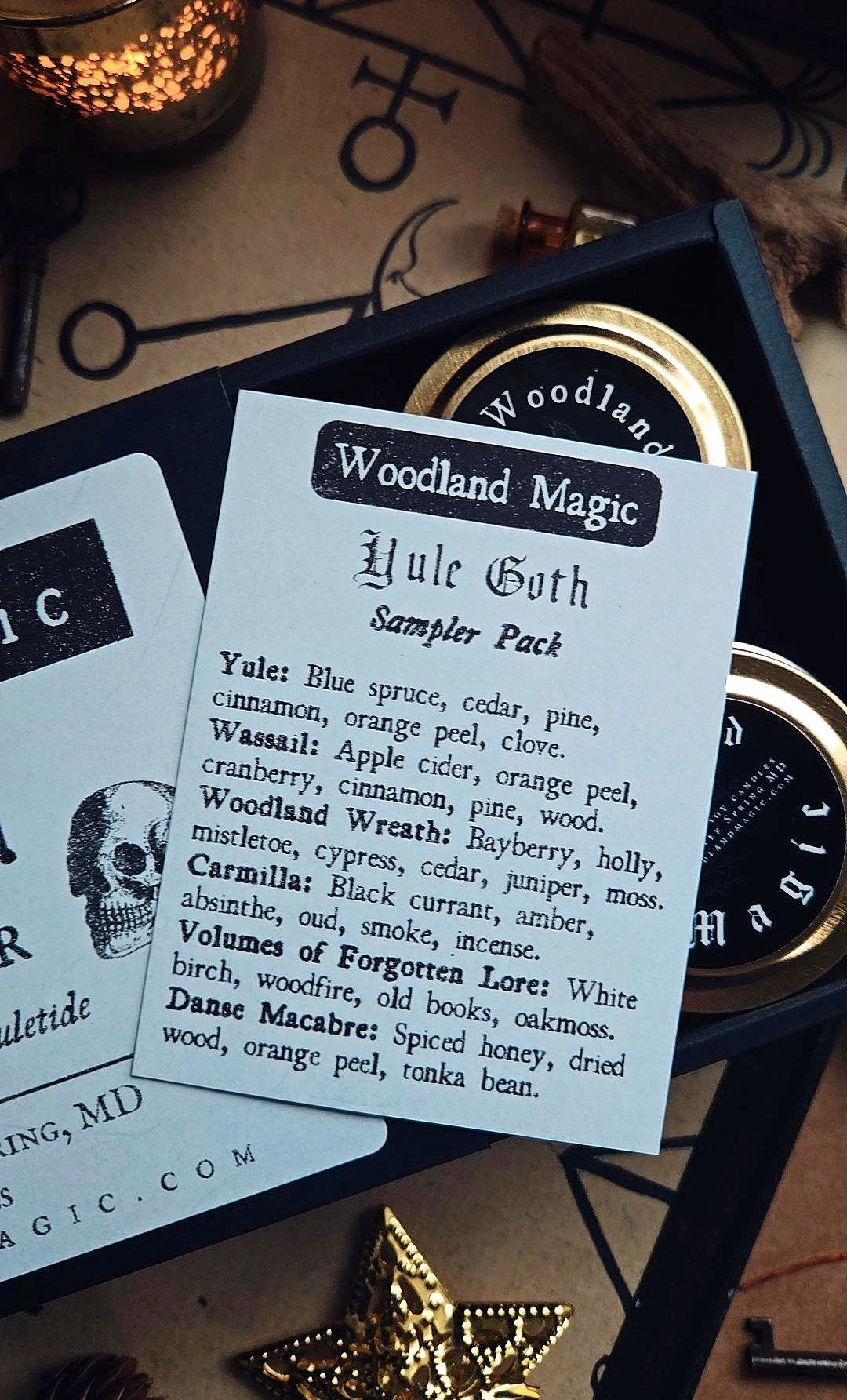 Yule Goth Candle Sampler